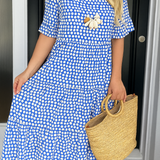 Noémie™ | Midi splývavé elegantní šaty