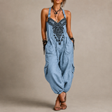 Astrid™ | Boho kombinéza s výšivkou