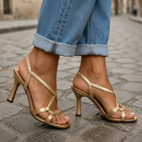 Elisabetta™ | Zlaté letní sandály
