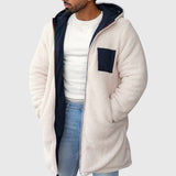 LEON Teddy-Fleece Kapuzenjacke pro muže – Teplá a Lehká