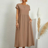 Gabrielle™ | Midi splývavé šaty nadčasová elegance