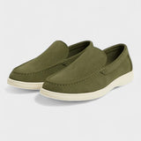 Pohodlné pánské loafers – Olivově zelené