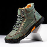 Marek – St. Moritz Kožené High Top Boty