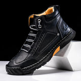 Marek – St. Moritz Kožené High Top Boty