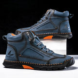 Marek – St. Moritz Kožené High Top Boty
